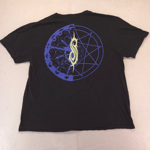 Slipknot Short Sleeve Casual Band Graphic T-Shirt Adult Mens Size 2XL Black - Picture 9 of 9
